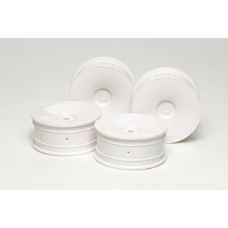 TAMIYA 53475 Medium-Narrow White Dish Wheels (Offset 0) ล้อ 1/10