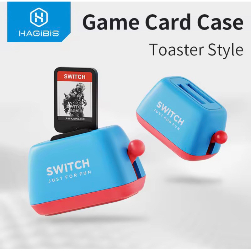 [อุปกรณ์เสริม]✅พร้อมส่ง✅ที่เก็บตลับการ์ดเกมส์ Nintendo Switch จำลองจากเตาปิ้งขนมปัง Hagibis ของใหม่ 