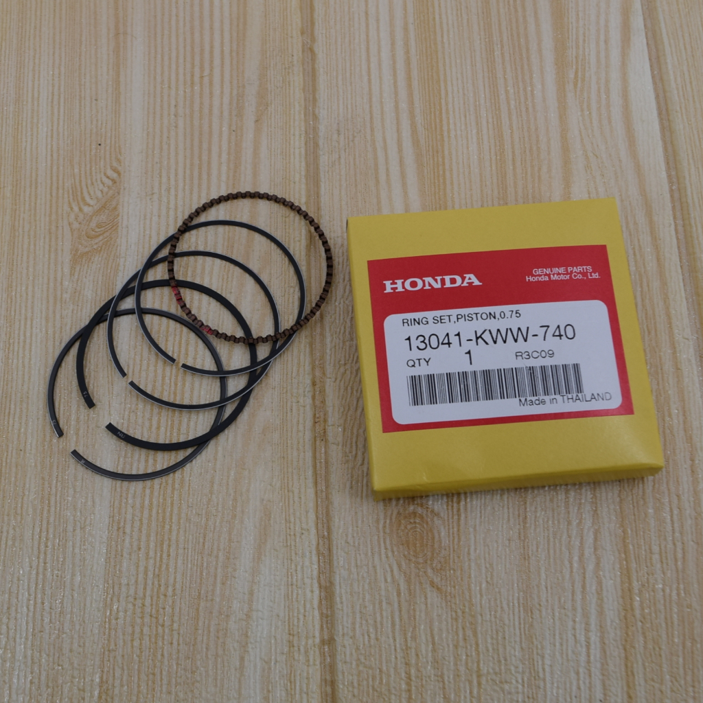 ชุดแหวนแท้(S0.75/50.75มิล) เวฟ110i/ดรีม110i (2011-2017) Scoopy-I (10-16) / Zoomer-x(12-14) / spacy-I