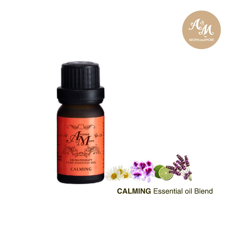 Aroma&more Calming Essential oil blend 100% / น้ำมันหอมระเหยสูตรผสม ปรับสมดุลอารมณ์ ลดกังวล ผ่อนคลาย หลับง่าย 5/10/30ML