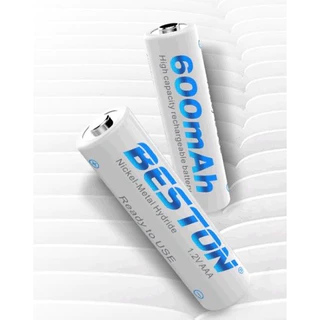 ถ่านชาร์จ AAA BESTON 600mAh 1.2V Ni-MH จำนวน 4 ก้อน ฟรีกล่องใส่ถ่าน คุณภาพสูง ราคาถูก