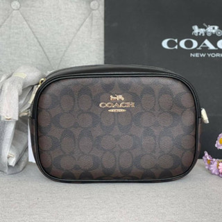 🍀🍀มีหลายสี COACH Jamie Camera Bag In  Signature Canvas 🍀🍀