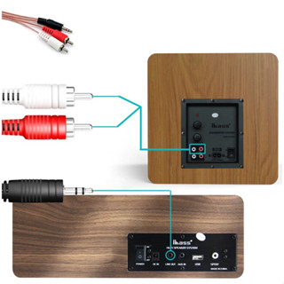 100W 6.5 นิ้ว ตู้ลำโพงซับ Active Subwooferเชื่อมต่อได้กับ ลำโพงของเครื่องเสียงทุกแบบ