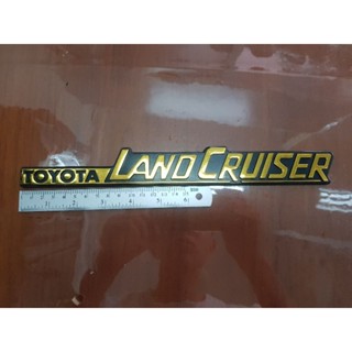 logo toyota land Cruiser ขนาด28cm