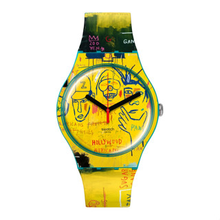 Swatch นาฬิกาผู้ชาย HOLLYWOOD AFRICANS BY BASQUIAT รุ่น SUOZ354