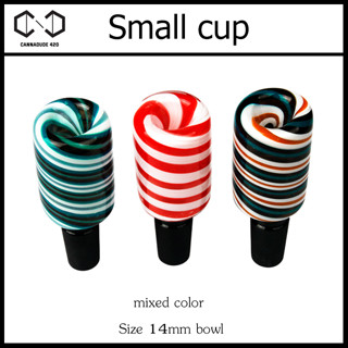 Small cup / Adaptor อะไหล่ แจกันแก้ว โจ๋ 14mm / 18mm บ้องแก้ว SA83