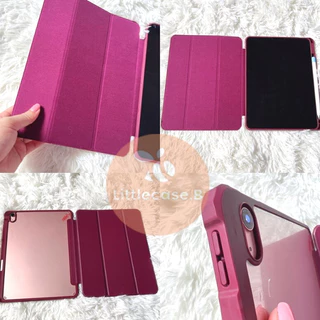 เคสสำหรับไอแพด หลังPcใสแข็งกันงอ ที่ใส่ปากกาด้านขวาพร้อมชาร์จ For iPad Air4-5/ Pro11 /Gen9/Mini6 🇹🇭พร้อมส่ง🇹🇭