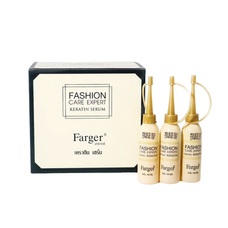 ฟาเกอร์ เซรั่มเคราติน Farger Serum Keratin (แบบกล่อง 25ml.x12 ขวด) เซรั่มบำรุงเส้นผมและหนังศีรษะได้อย่างมืออาชีพ