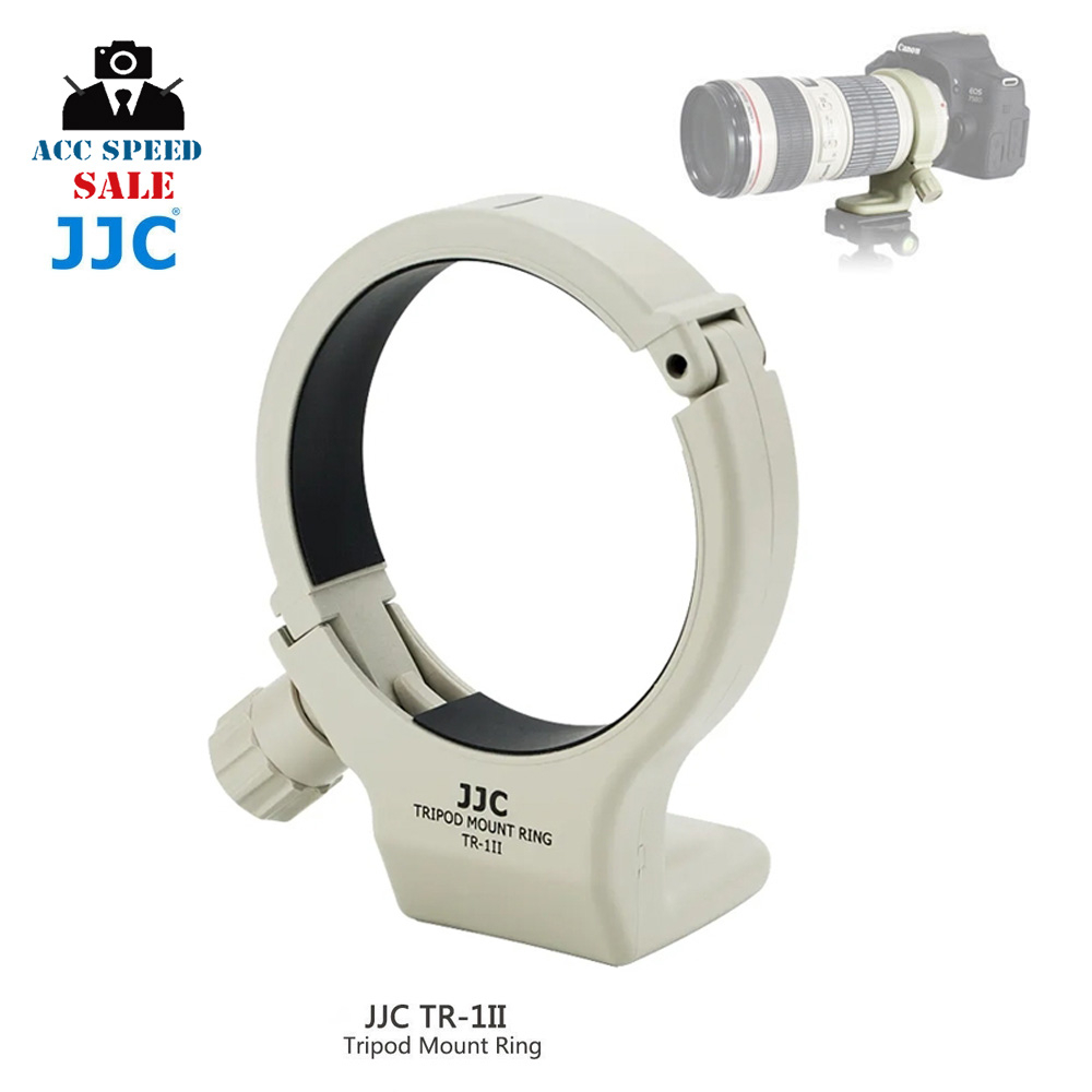 JJC TR-1 II Tripod Mount Collar Ring for Canon EF 70-200mm f/4L, 70-200mm f/4L IS, EF 70-200mm f/4L 
