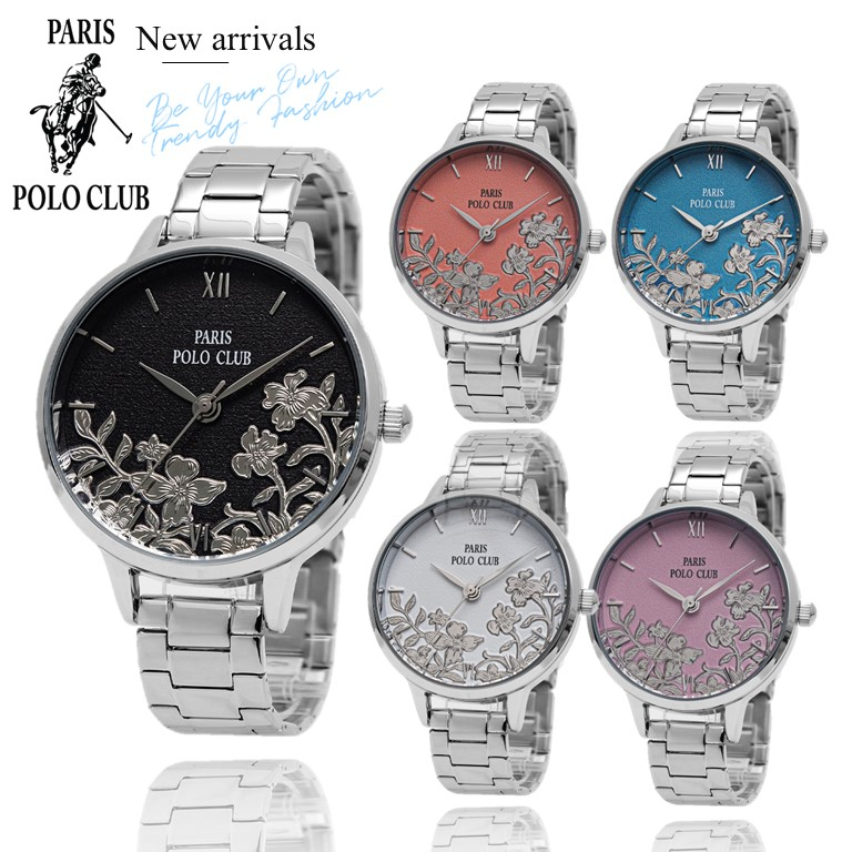 นาฬิกาข้อมือผู้หญิง Paris Polo Club รุ่น PPC-220623L