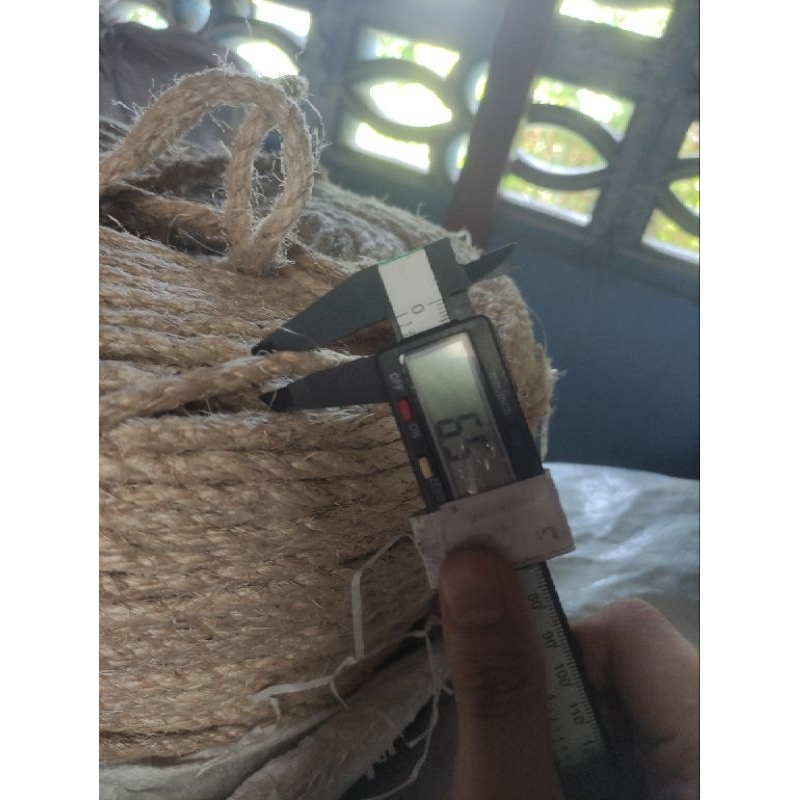 ❗ถูกสุด❗ เชือกมะนิลา 6 มม. เชือกมะนิลา 6 มิล เกรด A แบ่งขายเป็นเมตร (เชือกแมว ลับเล็บแมว ตกแต่ง งานD