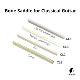 หย่องกระดูก Bone Saddle for Classical Guitar