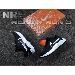 Nike RENEW RUN 3 " ของแท้ ป้ายไทย " DC9413-001 DD9278-001 รองเท้าวิ่งผู้ชาย รองเท้าวิ่งผู้หญิง