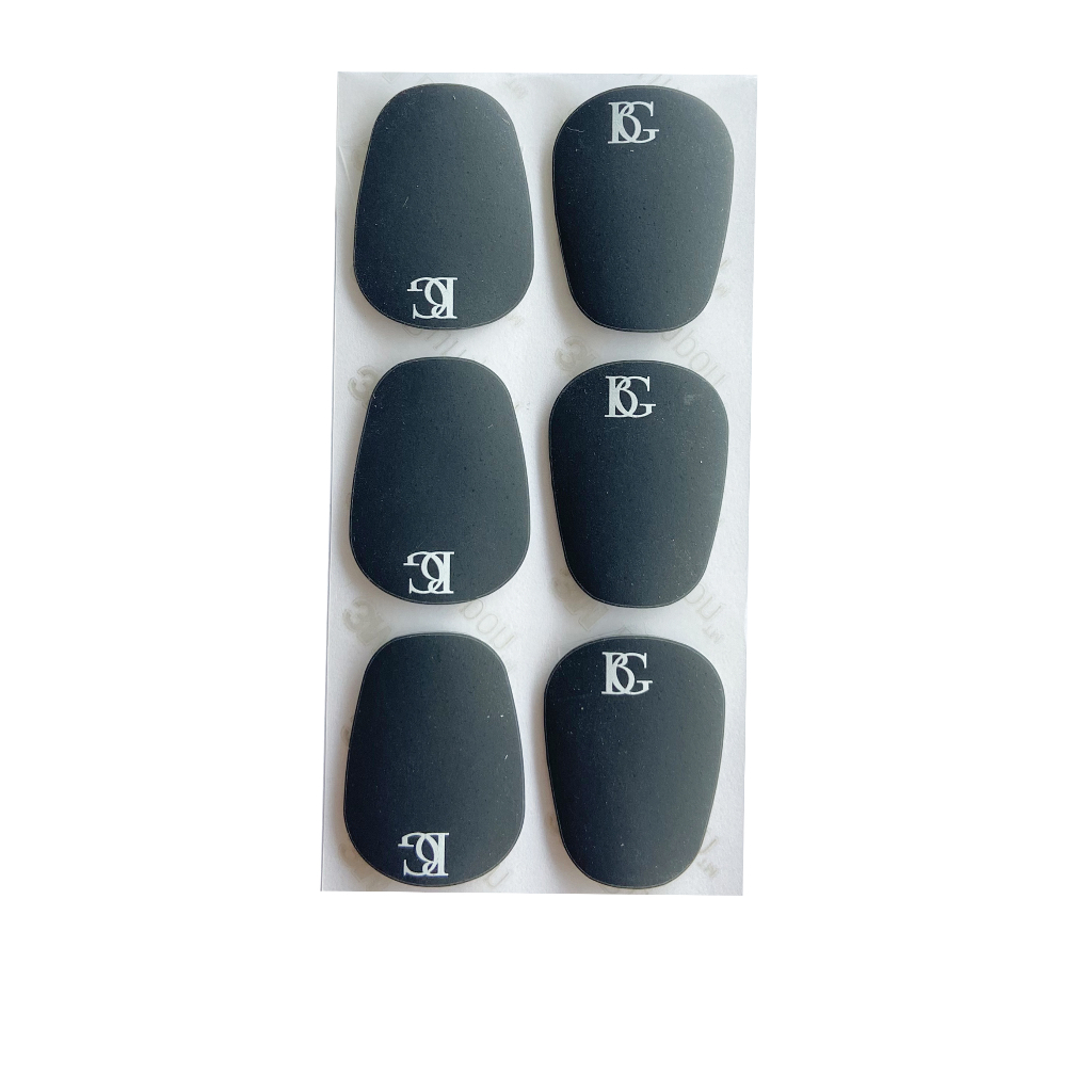 ยางรองฟันเมาส์พีช BG แซกโซโฟน คลาริเน็ต สีดำ/สีใส Mouthpiece Patch ของแท้ ราคาต่อชิ้น