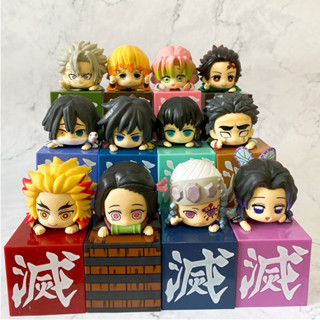 ดาบพิฆาตอสูร 💥 Demon slayer โมเดลดาบพิฆาตอสูร ฟิกเกอร์อนิเมะ PVC ของเล่น ของสะสม ครบเซ็ต​ ✨