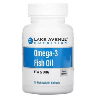 Omega3 เข้มข้น 1250มก. Lake Avenue Nutrition Omega-3 Fish Oil, 1250 mg