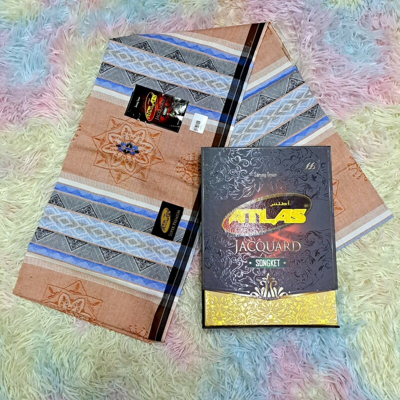 โสร่ง ATLAS รุ่น JACQUARD Songket เนื้อผ้าคอตต้อน 100% (ยกดอก) รหัส ATA02