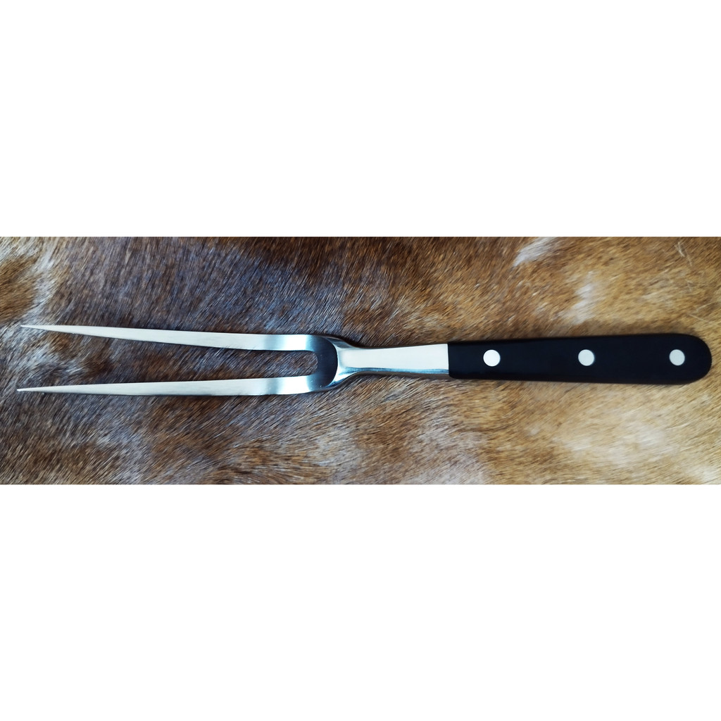 ส้อมจิ้มเนื้อ Wusthof Dreizack Germany Rostfrei Straight Carving  9" มือสอง สภาพดีมาก