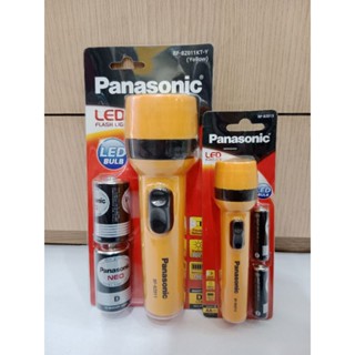 ไฟฉาย Panasonic  LED FLASH LIGHT พร้อมถ่านรุ่น BF-BZ013  และ รุ่นBF-BZ011