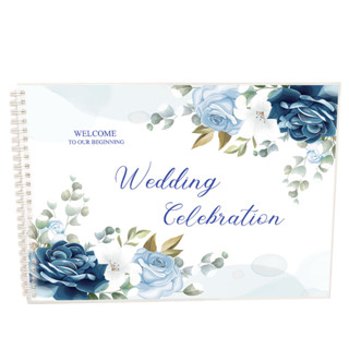 สมุดเซ็นอวยพรguestbook พร้อมส่ง
