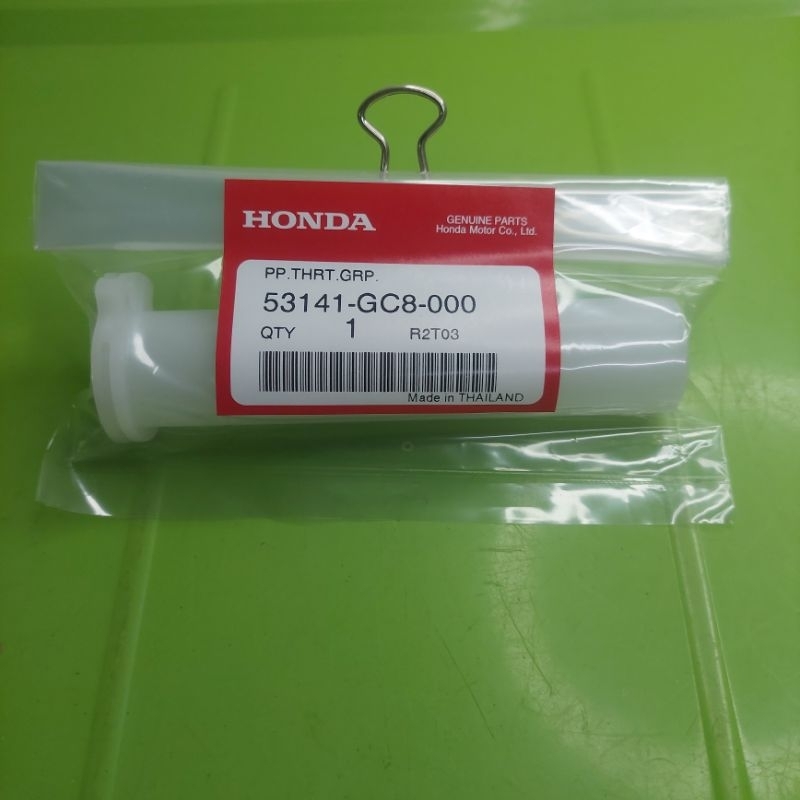 ปลอกเร่งพลาสติกฝั่งคันเร่ง1ข้างแท้เบิก(ศูนย์HONDA)ใช้รถรุ่น ดรีมคุรุสภา/ดรีมเก่า/ดรีมท้ายเป็ด/ดรีมท้ายมน/ HONDA