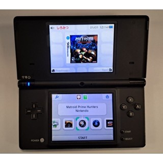 Nintendo dsi สีดำ แปลงเล่นผ่านเมม 32G เกมส์กว่า 7000+เกมส์ พร้อมเล่น sn= 23565