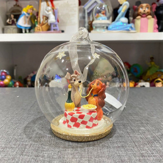 Disney Ornament 🏷พร้อมส่ง Globe Lady and the Tramp Y2022