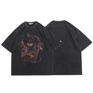 Butter up เสื้อยืดสตรีทโอเวอร์ไซส์ “The Spirit of Freedom” Street Oversize T-Shirt