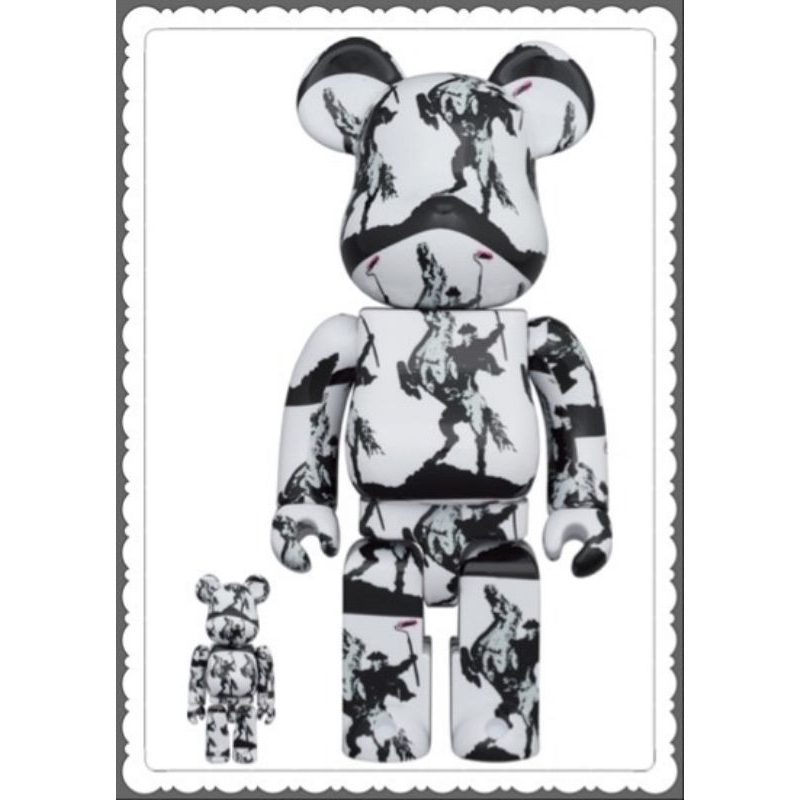 BE@RBRICK HIGHWAYMAN 100％ & 400％ Banksy Brandalism