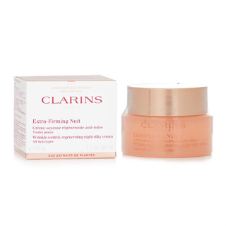 CLARINS - Extra Firming Nuit Wrinkle Control, Regenerating Night Silky Cream (All Skin Type) - 50ml/1.6oz