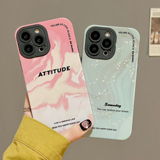 💕พร้อมส่ง💕iPhone 14 13 12 11 Pro Max เคส for เคสไอโฟน11 สไตล์เรียบง่าย บางเบาพกพาง่าย ความรู้สึกขั้นสูง ซิลิก้าเจล Case