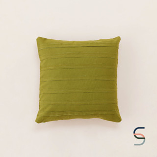 SARABARN Canvas Cushion Cover | ปลอกหมอน ปลอกหมอนทรงสี่เหลี่ยม ปลอกหมอนสีโอลีฟ