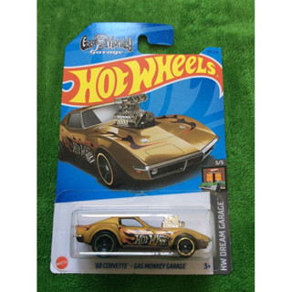 Hotwheels ลิขสิทธิ์ 100% 68 Corvette  monkey