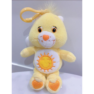 Care Bears 🐻 Funshine Bear☀️พวงกุญแจ แคร์แบร์ ฟันชายน์แบร์ ปี 2002  ใจชัด ป้ายชัด ขนาด 6” หายาก* มือสอง ของแท้อเมริกา