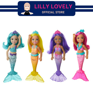 Barbie Dreamtopia Chelsea Mermaid ตุ๊กตาบาร์บี้ เชลซี นางเงือก รุ่น GJJ88-90