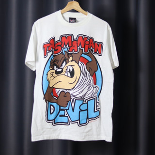 เสื้อยิดสีขาว แทสมาเนียน เดวิล (Tasmanian Devil)