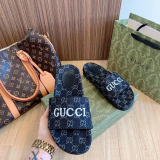 รองเท้าแตะ Gucci งานไฮเอน 1:1 เทียบแท้ ระบุสีทักแชทนะคะ