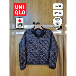 เสื้อกันหนาว เสื้อขนเป็ด เสื้อกันหนาวขนเป็ด แบรนด์ Uniqlo ของแท้ มือ2