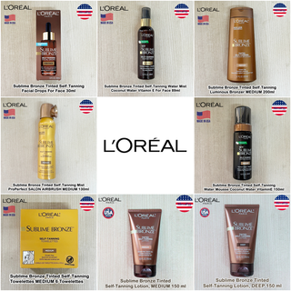 Loreal® Sublime Bronze Tinted Self-Tanning Lotion 150 ml ลอรีอัล ปารีส โลชั่นผิวแทนผสมชิมเมอร์