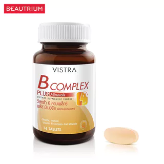 VISTRA B Complex Plus Minerals ผลิตภัณฑ์เสริมอาหาร 14 tablets