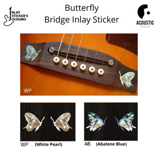 Guitar Bridge Butterfly Inlay Sticker