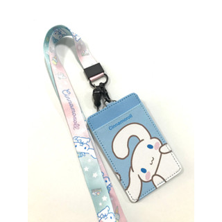 CNMR  สายคล้องคอ สายคล้องบัตร ที่ใส่บัตร ซองใส่บัตร ที่ใส่บัตร พร้อมสายคล้องคอ ลาย CINNAMOROLL  สำหรับ บัตร 6x8 cm   MNN