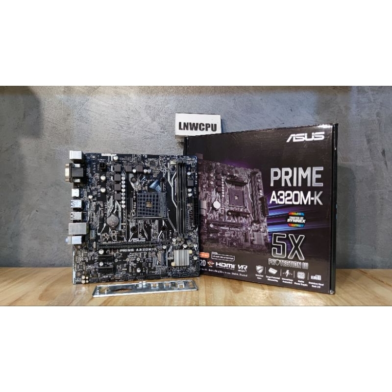 เมนบอร์ด [AM4] Asus A320M-K มือสอง