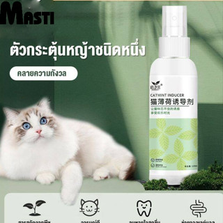 MASTI catnip spray กัญชาแมว หญ้าชนิดหนึ่ง แมว สเปรย์แมว สเปรย์ catnip พ่นได้ทุกที่ LI0454