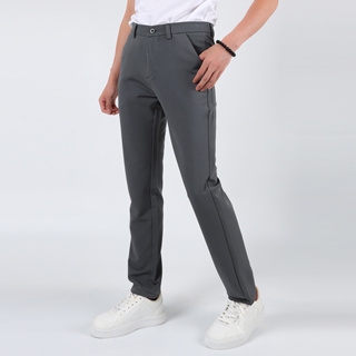 8921#กางเกงสแล็คขายาวรุ่นใหม่ล่าสุด,ผ้ายืดนุ่มใส่สบาย Slim-fitting Plain