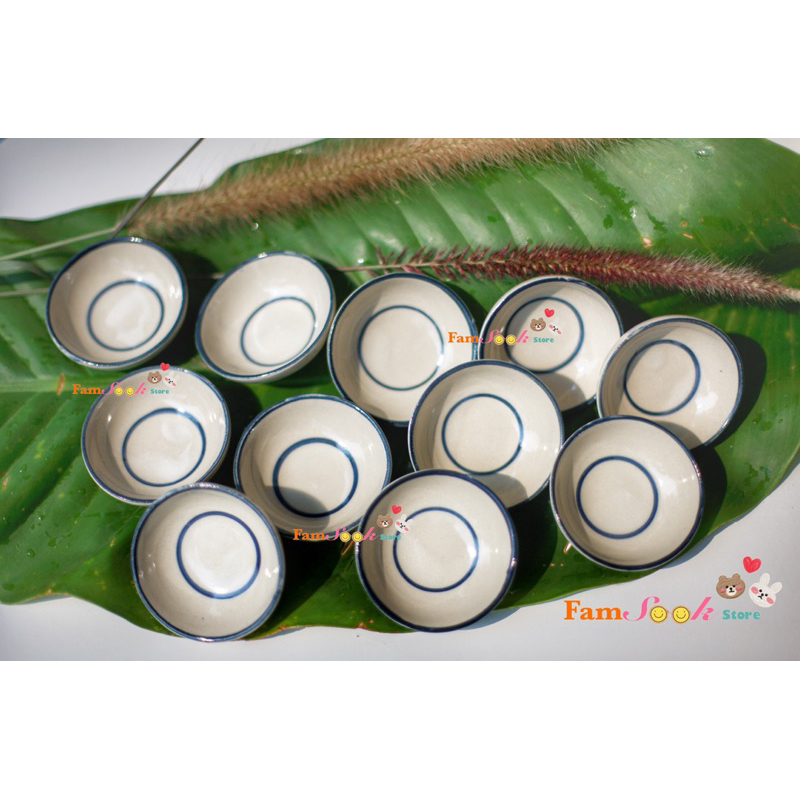 ถ้วยตะไล ถ้วยขนม 2เส้น A ขนาด 6.5 ซม.10 ใบ