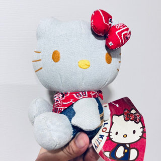 #ตุ๊กตา #เฮลโหล #คิตตี้ #ผ้ายีนส์ #ขนาด7” ป้ายห้อย #Sanrio #ปี2000 Partner #ราคาในเนทสูงมาก #Hello #Kitty #Eikoh #Denim