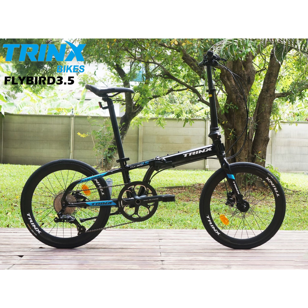 จักรยานพับได้ TRINX FLYBIRD 3.5 ล้อ 20" LTWOO 10 SP ดิสน้ำมัน RSX เฟรมอลู ,ตะเกียบอลู 2022