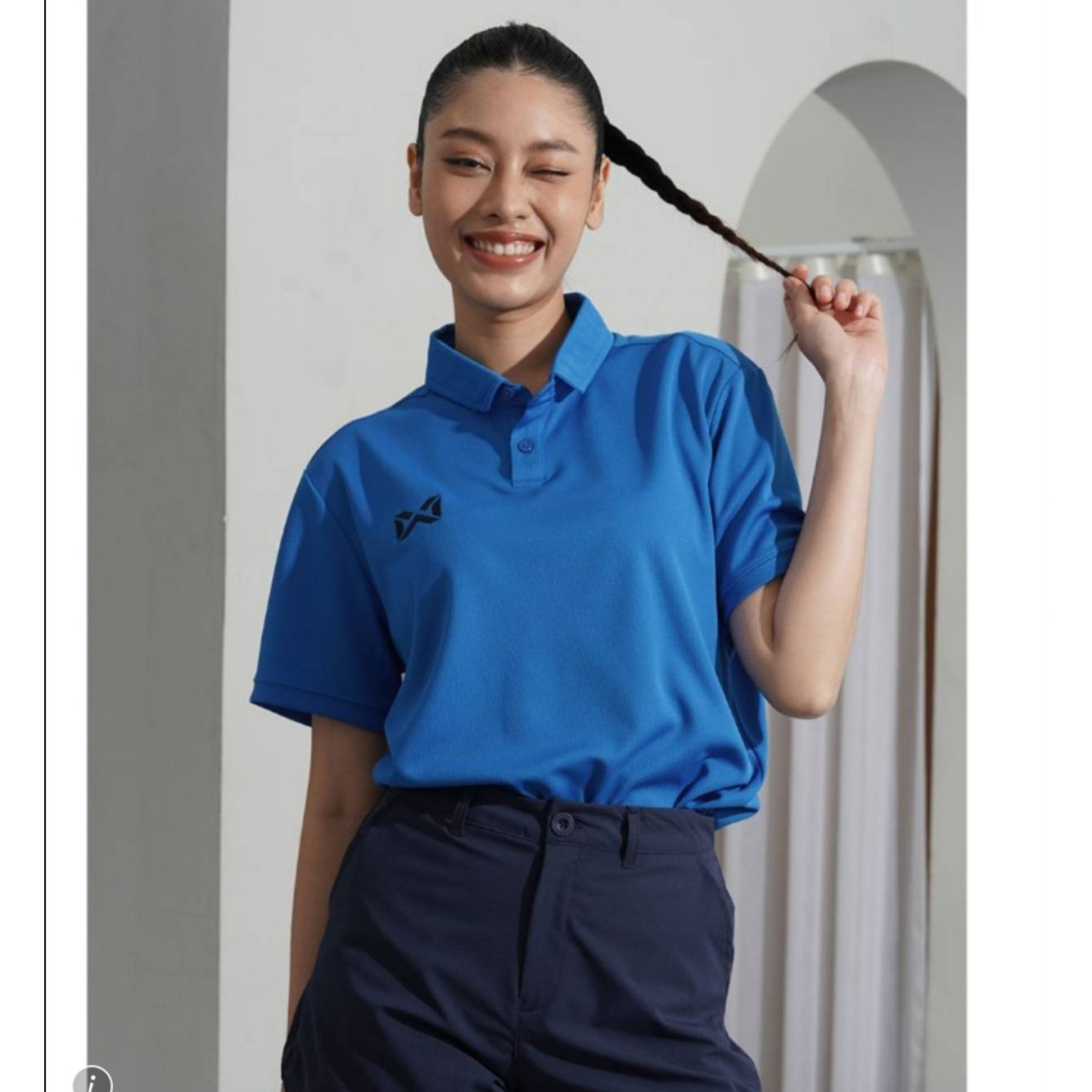 ***ใหม่ล่าสุด*** WARRIX เสื้อโปโล   232PLACL34    เสื้อคอปก