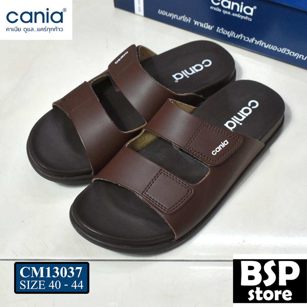 Cania รุ่น CM 13037 สีน้ำตาล รองเท้าแตะ cania [คาเนีย ดูแล...แคร์ทุกก้าว]